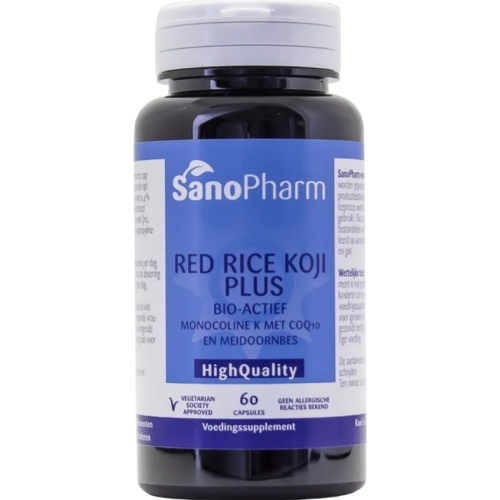 60 capsules SanoPharm High Quality Red Rice Koji Plus