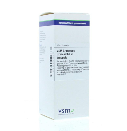 50 Ml VSM Enkelvoudige Homeopathie Crataegus Oxyacantha Oer