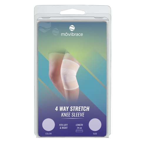 Mövibrace Knie Bandage Beige Maat XL 1 Stuck