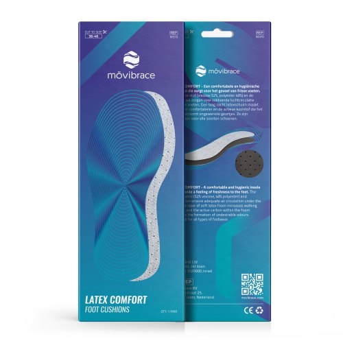 Mövibrace Latex Comfort Inlegzolen One Size 1 Paar