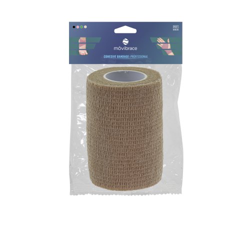 Mövibrace Zelfhechtend Windsel Beige 7,5 cm x 4,5 m 1 package