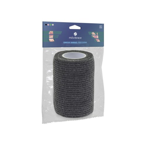 Mövibrace Zelfhechtend Windsel Zwart 7,5 cm x 4,5 m 1 Stuck