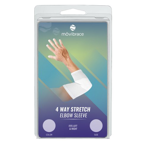 Mövibrace Elleboog Bandage Wit Maat S  1 package