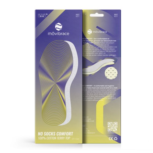 Mövibrace No Socks Comfort Inlegzolen One Size 1 couple