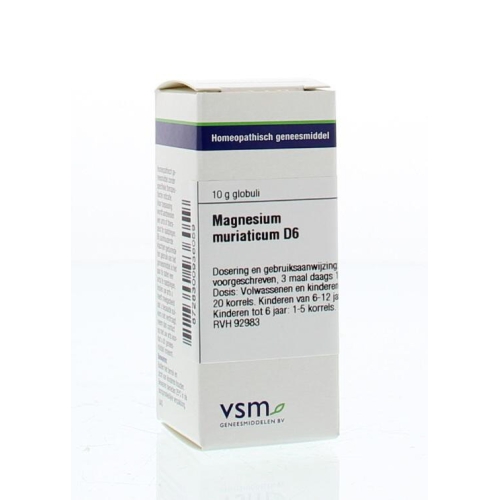 VSM Enkelvoudige Homeopathie Magnesium Muriaticum D6