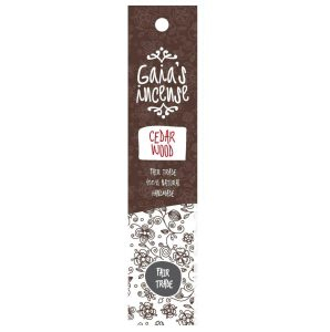 Gaia's Incense Wierook Cedar Wood 1 Pack