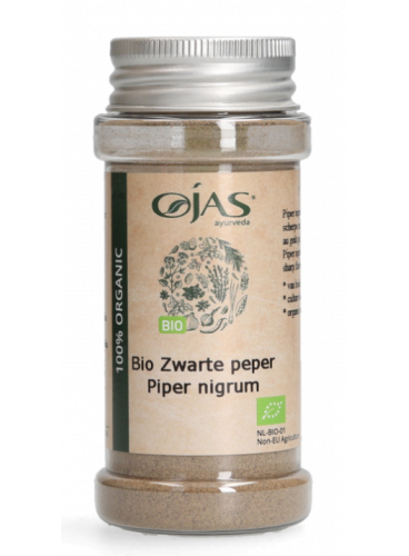 50 Gramm Ojas Ayurveda Zwarte Peper Biologisch