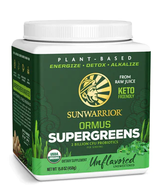 450 gram Sunwarrior Ormus Supergreens Unflavored