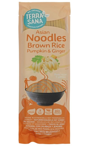 Terrasana Bruine Rijstnoedels met Pompoen en Gember