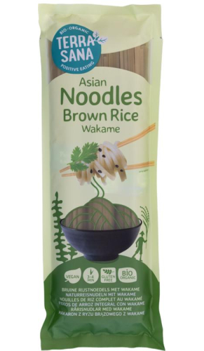 Terrasana Bruine Rijstnoedels met Wakame Zeewier