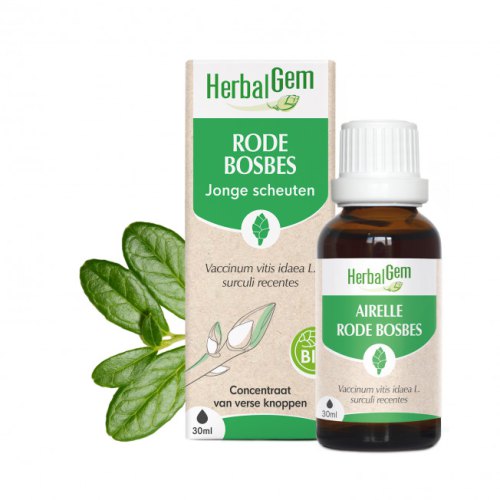 Herbalgem Rode Bosbes - Vaccinium V.I Biologisch 30 Ml