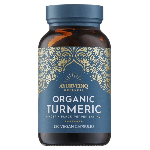 120 vegacaps Ayurvedic Wellness Organic Turmeric, Ginger & Black Pepper Extract