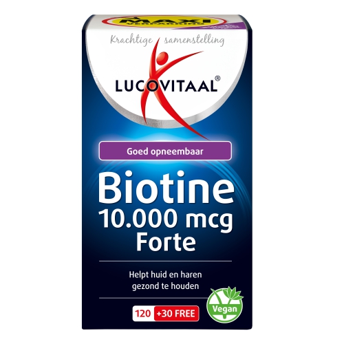 120 + 30 Lutschtabletten Lucovitaal Biotine 10.000 mcg Forte