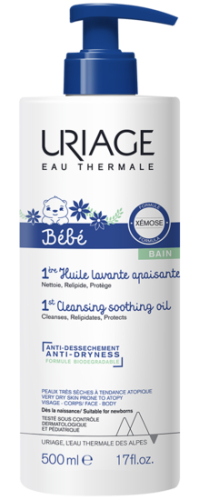 500 ml Uriage Baby 1st Cleansing Soothing Oil