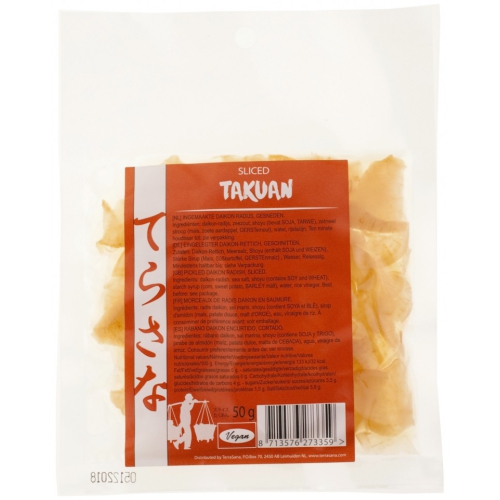 Terrasana Takuan gesneden Pickled Daikon Radijs