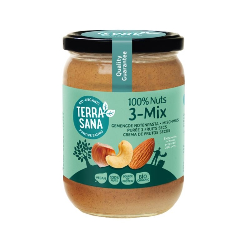Terrasana 3-Mix Gemengde Notenpasta Biologisch