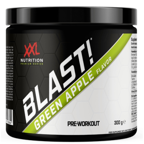300 Gramm XXL Nutrition Blast! Pre Workout Green Apple