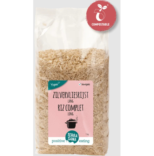 Terrasana Zilvervliesrijst Lang Biologisch