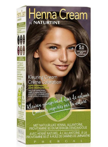Naturtint Henna Cream 5.0 Licht Kastanje Bruin