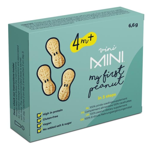 3 Sachets Vini Mini Mijn Eerste Pinda In 3 Stappen