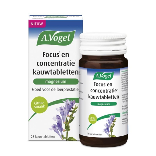 28 kauwtabletten A.Vogel Focus en Concentratie