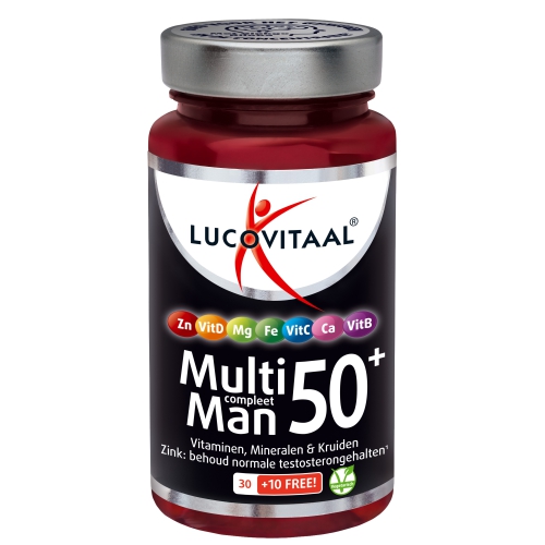40 Tabletten Lucovitaal Multi Compleet Man 50+
