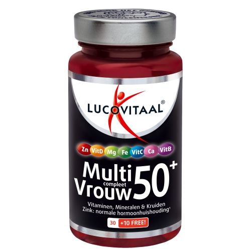 40 Tabletten Lucovitaal Multi Compleet Vrouw 50+