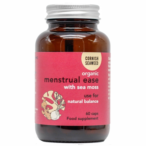 60 capsules Cornish Seaweed Company Menstrual Ease with Sea Moss Biologisch