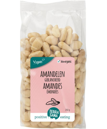 Terrasana Amandelen Wit en Ongezouten Biologisch