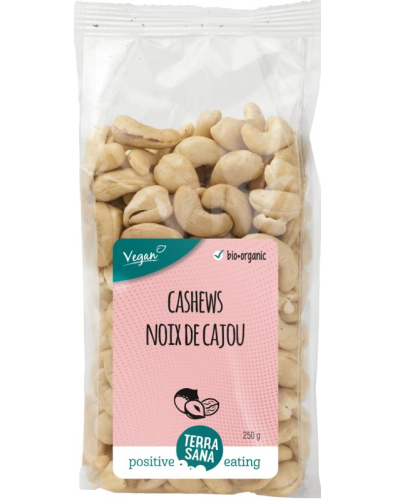 Terrasana Cashewnoten Ongeroosterd en Ongezouten Biologisch