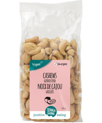Terrasana Cashewnoten Geroosterd en Ongezouten Biologisch