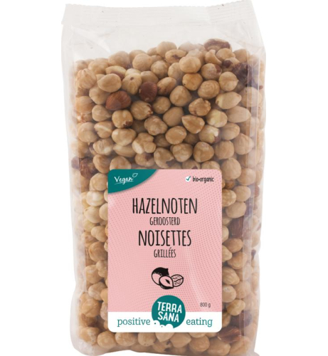 Terrasana Hazelnoten Geroosterd en Ongezouten Biologisch