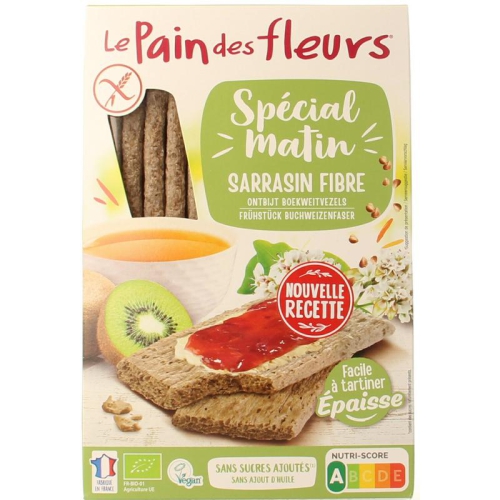 Le Pain des Fleurs Spécial Matin Boekweit Crackers Biologisch 230 gram