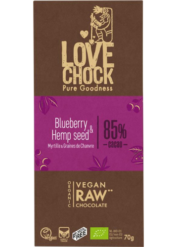 Lovechock Blueberry & Hemp Seed Reep Biologisch