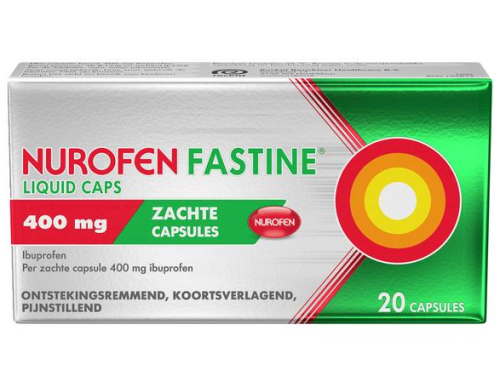 20 capsules Nurofen Fastine 400 mg