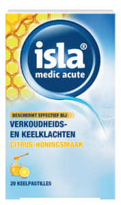 50 pastilles Isla Medic Acute Citrus-Honingsmaak