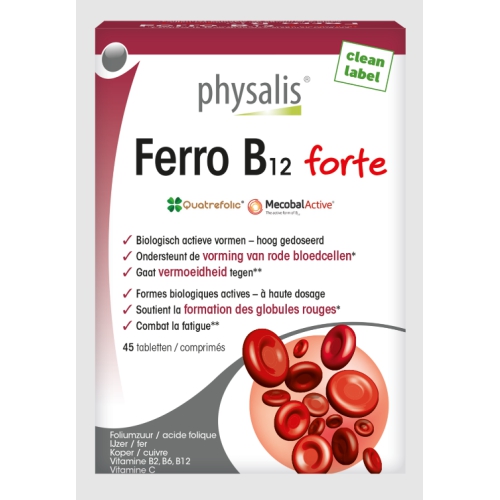 45 tabletten Physalis Ferro B12 Forte