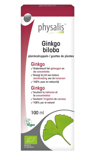 100 ml Physalis Ginkgo Biloba Biologisch