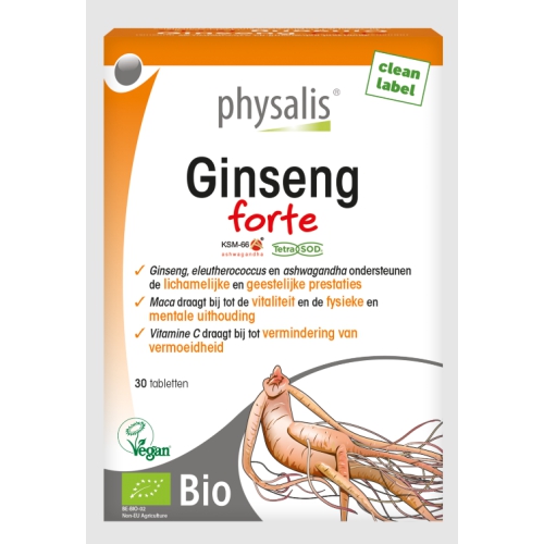 30 tabletten Physalis Ginseng Forte Biologisch