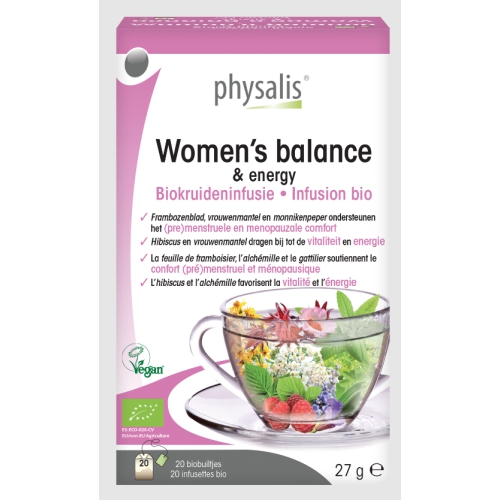 Physalis Women's Balance & Energy Biologisch 20 Beutel