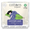10 stuks Cottons Organic Maandverband Overnight Pads With Wings