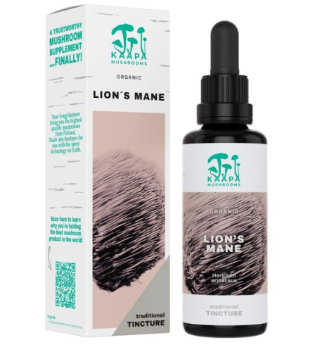 KÄÄPÄ Mushrooms Lion's Mane Paddenstoelen Tinctuur Biologisch 50 ml