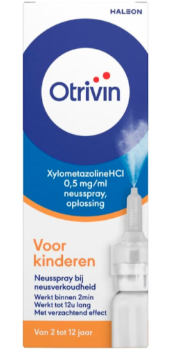 Otrivin Neusspray voor Kinderen Xylometazoline HCl 0,5-ml 10 Ml