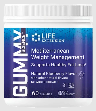 Life Extension Gummy Science Mediterranean Weight Management 60 gummies