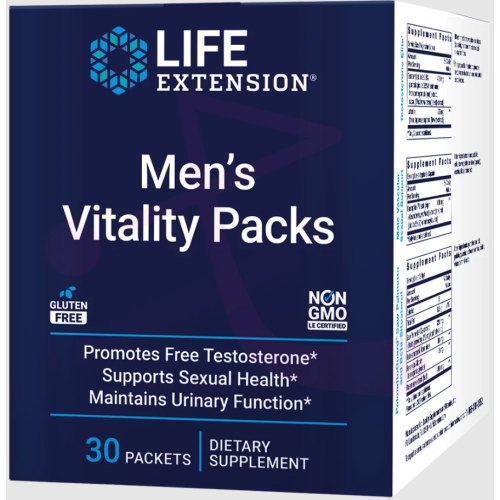 Life Extension Men's Vitality Packs 30 Sachets