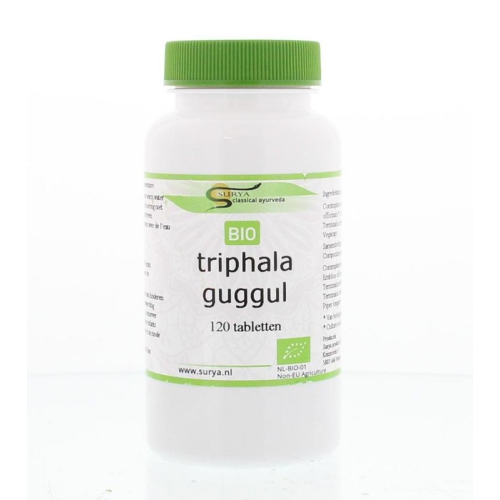120 tabletten Surya Triphala Guggul Biologisch