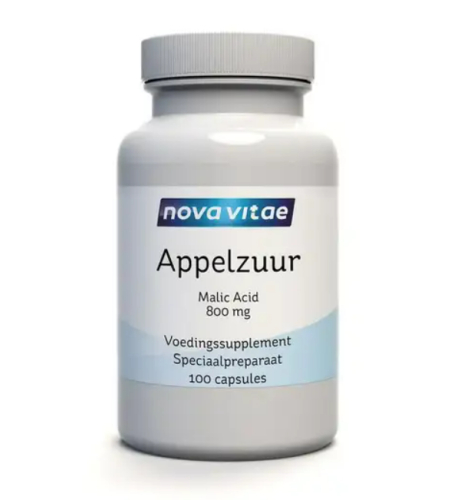 100 capsules Nova Vitae Appelzuur 800 mg