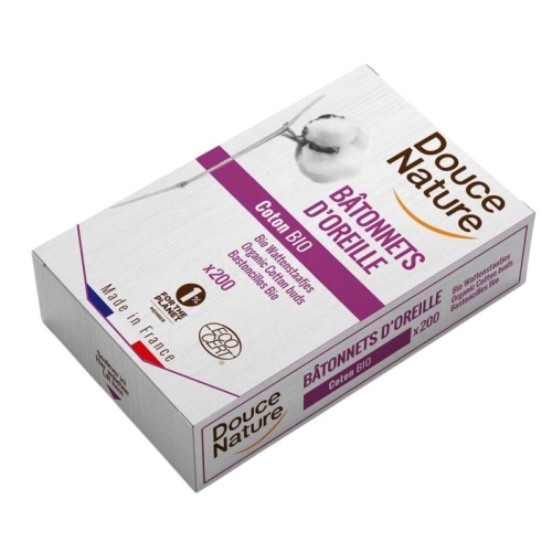 Douce Nature Wattenstaafjes Katoen Biologisch 200 Stücke