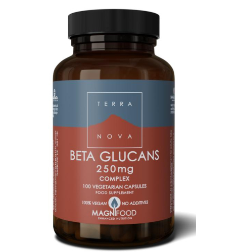100 vegetarische capsules Terranova Beta Glucans 250 mg Complex