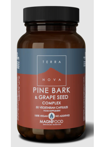 50 Vegetarische Kapseln Terranova Pine Bark & Grape Seed Complex